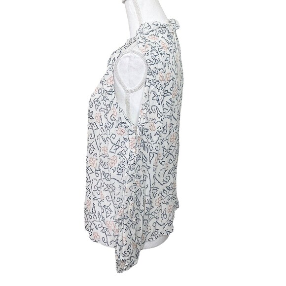 Ulla Johnson NWT Dunia Blouse Women’s Size 0 Silk Floral Cold Shoulder Ruffle - Picture 3 of 12